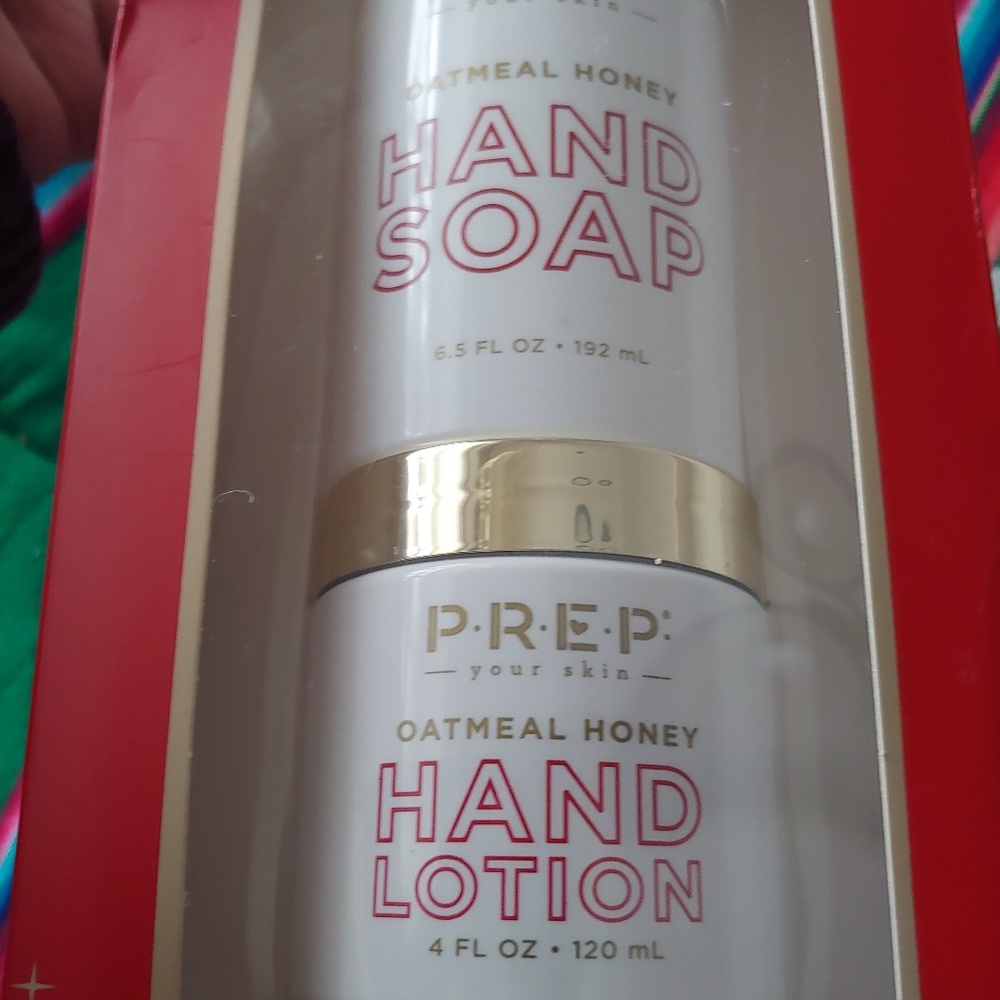 Hand and soap